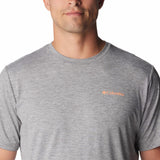 Columbia Men's Kwick Hike Back Graphic T-Shirt Black Heather/Moonscape / Small-Black Heather/Moonscape / Medium-Black Heather/Moonscape / Large-Black Heather/Moonscape / X-Large-Black Heather/Moonscape / XX-Large #- 53 Degrees North 