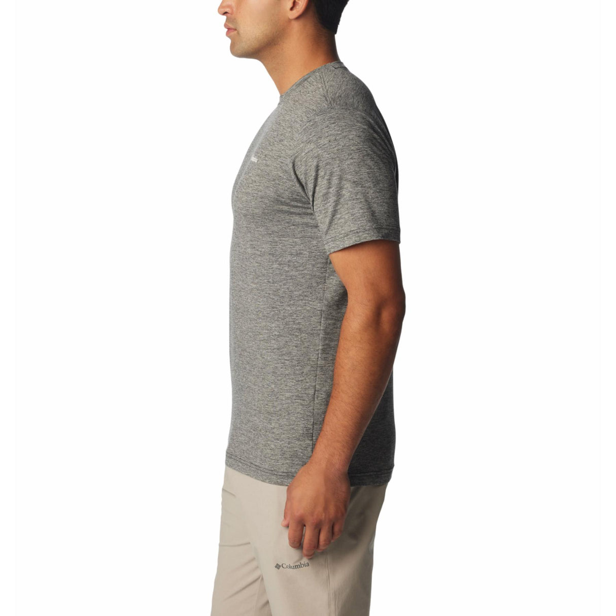 Columbia Men's Kwick Hike Back Graphic T-Shirt Black Heather/Moonscape / Small-Black Heather/Moonscape / Medium-Black Heather/Moonscape / Large-Black Heather/Moonscape / X-Large-Black Heather/Moonscape / XX-Large #- 53 Degrees North 