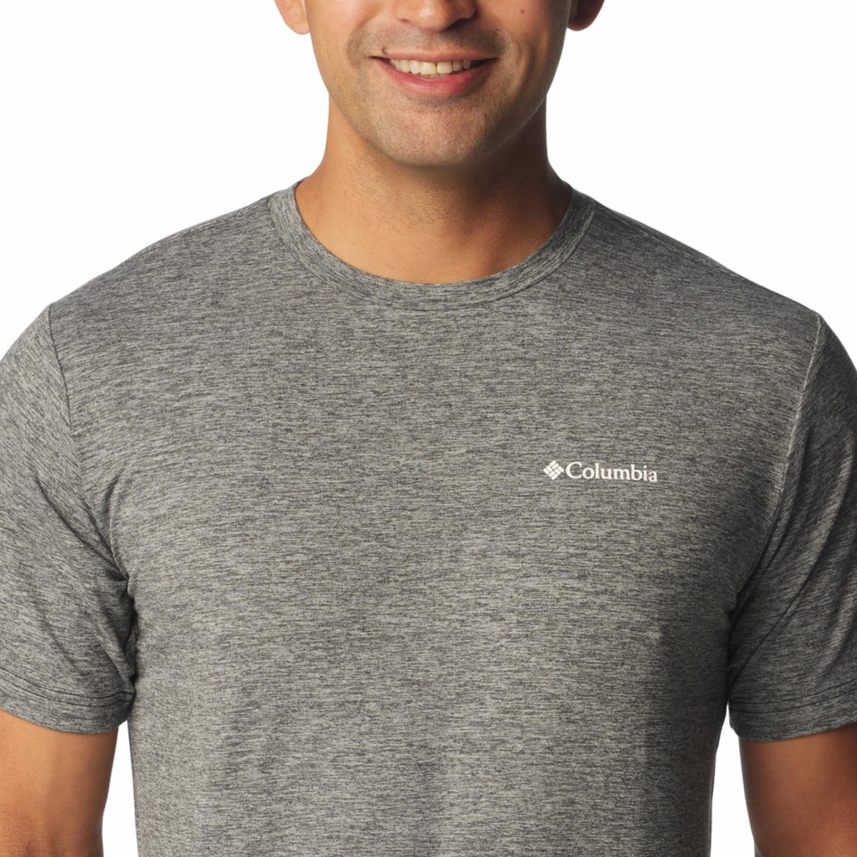 Columbia Men's Kwick Hike Back Graphic T-Shirt Black Heather/Moonscape / Small-Black Heather/Moonscape / Medium-Black Heather/Moonscape / Large-Black Heather/Moonscape / X-Large-Black Heather/Moonscape / XX-Large #- 53 Degrees North 