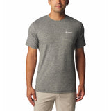 Columbia Men's Kwick Hike Back Graphic T-Shirt Black Heather/Moonscape / Small-Black Heather/Moonscape / Medium-Black Heather/Moonscape / Large-Black Heather/Moonscape / X-Large-Black Heather/Moonscape / XX-Large #- 53 Degrees North 