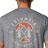 Columbia Men's Kwick Hike Back Graphic T-Shirt Black Heather/Moonscape / Small-Black Heather/Moonscape / Medium-Black Heather/Moonscape / Large-Black Heather/Moonscape / X-Large-Black Heather/Moonscape / XX-Large #- 53 Degrees North 
