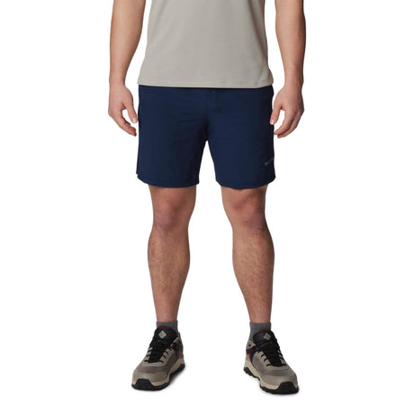 Columbia Men's Columbia Hike Colour Block Hiking Shorts Safari/Greenscape / Small-Safari/Greenscape / Medium-Safari/Greenscape / Large-Safari/Greenscape / X-Large-Safari/Greenscape / XX-Large #- 53 Degrees North 