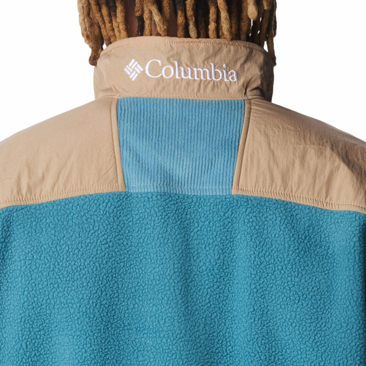 Columbia Men's Riptide Fleece #color_cloudburst-canoe-salmon-rose