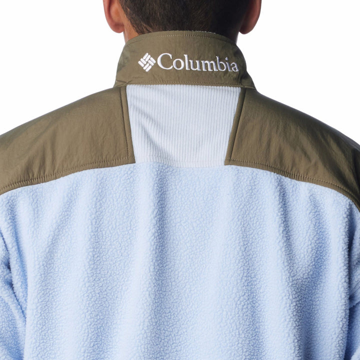 Columbia Men's Riptide Fleece #color_whisper-stone-green-napa-green