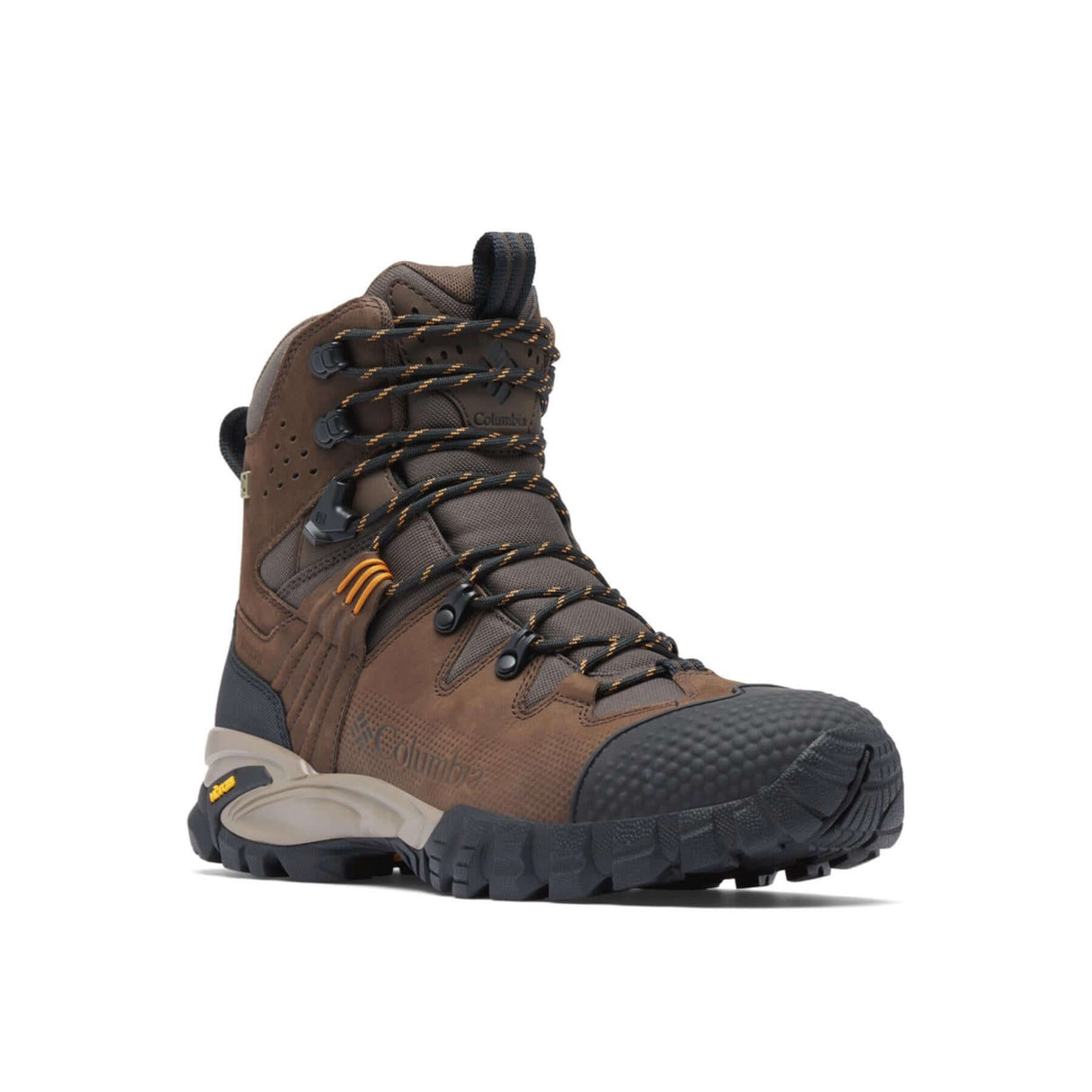 Columbia Men's Geoterra OutDry Leather Hiking Boots Cordovan/Canyon Sun / UK 8-Cordovan/Canyon Sun / UK 9-Cordovan/Canyon Sun / UK 9.5-Cordovan/Canyon Sun / UK 10-Cordovan/Canyon Sun / UK 10.5 #- 53 Degrees North 