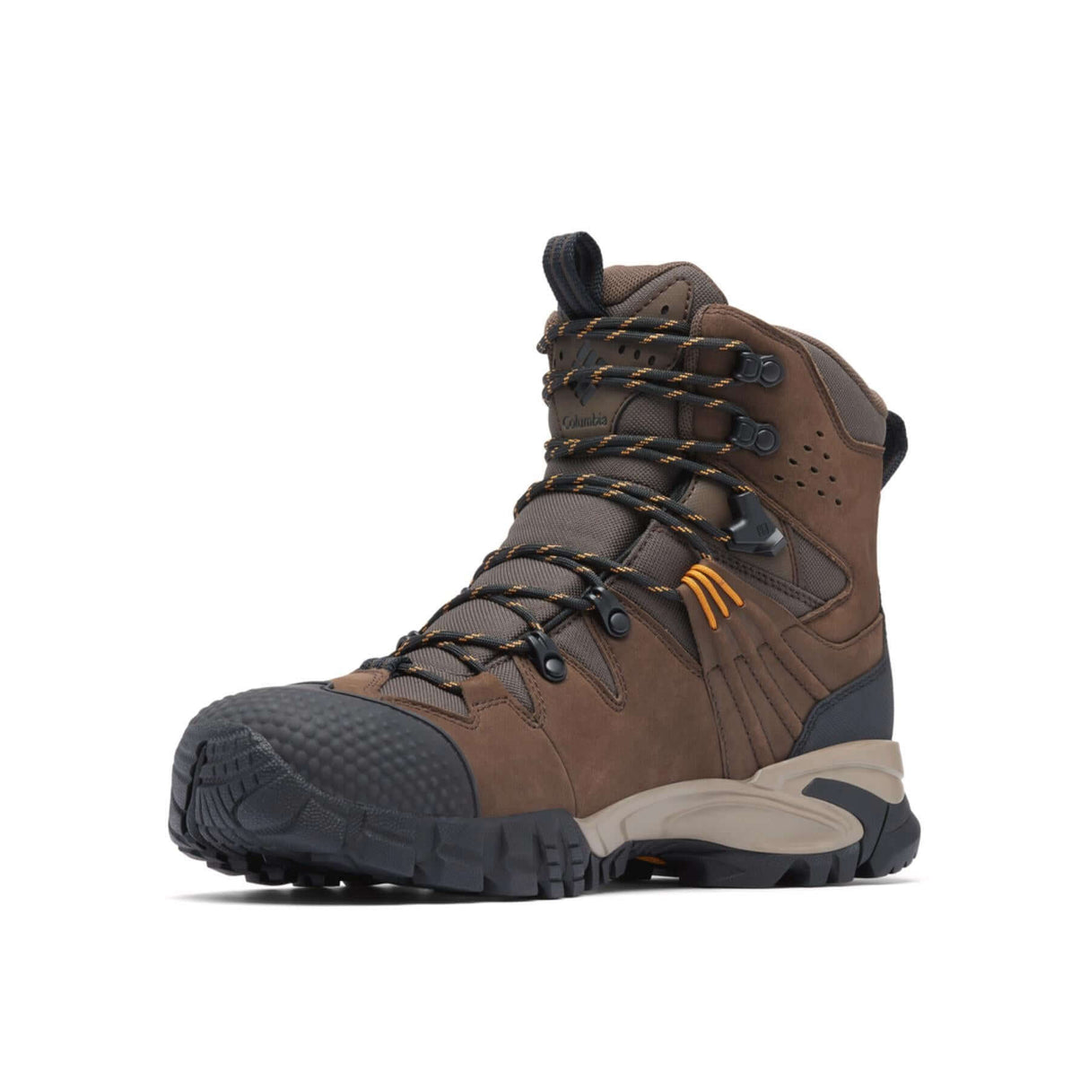 Columbia Men's Geoterra OutDry Leather Hiking Boots Cordovan/Canyon Sun / UK 8-Cordovan/Canyon Sun / UK 9-Cordovan/Canyon Sun / UK 9.5-Cordovan/Canyon Sun / UK 10-Cordovan/Canyon Sun / UK 10.5 #- 53 Degrees North 