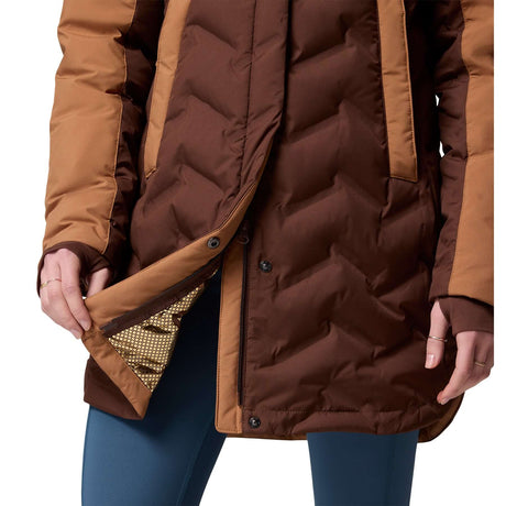 Columbia Women's Mountain Croo III Mid Down Jacket Tobacco/Camel Brown / X-Small-Tobacco/Camel Brown / Small-Tobacco/Camel Brown / Medium-Tobacco/Camel Brown / Large-Tobacco/Camel Brown / X-Large #- 53 Degrees North 