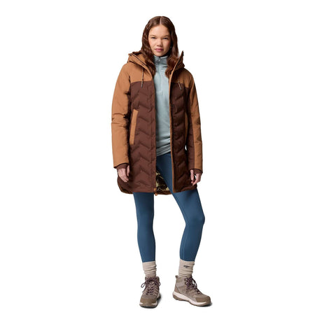 Columbia Women's Mountain Croo III Mid Down Jacket Tobacco/Camel Brown / X-Small-Tobacco/Camel Brown / Small-Tobacco/Camel Brown / Medium-Tobacco/Camel Brown / Large-Tobacco/Camel Brown / X-Large #- 53 Degrees North 