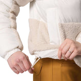 Columbia Women's Leadbetter Point II Sherpa Hybrid Jacket Sea Salt/Dark Stone / X-Small-Sea Salt/Dark Stone / Small-Sea Salt/Dark Stone / Medium-Sea Salt/Dark Stone / Large-Sea Salt/Dark Stone / X-Large #- 53 Degrees North 