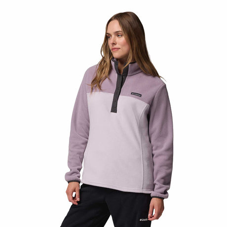 Columbia Women's Benton Springs Half Snap Pullover Lavender Pearl/Shale Purple / X-Small-Lavender Pearl/Shale Purple / Small-Lavender Pearl/Shale Purple / Medium-Lavender Pearl/Shale Purple / Large-Lavender Pearl/Shale Purple / X-Large #- 53 Degrees North 