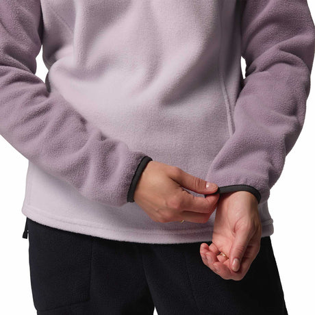 Columbia Women's Benton Springs Half Snap Pullover Lavender Pearl/Shale Purple / X-Small-Lavender Pearl/Shale Purple / Small-Lavender Pearl/Shale Purple / Medium-Lavender Pearl/Shale Purple / Large-Lavender Pearl/Shale Purple / X-Large #- 53 Degrees North 