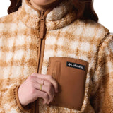 Columbia Women's West Bend Print Fleece Jacket Camel Brown Herringplaid / X-Small-Camel Brown Herringplaid / Small-Camel Brown Herringplaid / Medium-Camel Brown Herringplaid / Large-Camel Brown Herringplaid / X-Large #- 53 Degrees North 