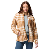Columbia Women's West Bend Print Fleece Jacket Camel Brown Herringplaid / X-Small-Camel Brown Herringplaid / Small-Camel Brown Herringplaid / Medium-Camel Brown Herringplaid / Large-Camel Brown Herringplaid / X-Large #- 53 Degrees North 