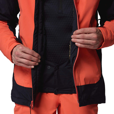 Columbia Men's Cirque Bowl Ski Jacket Black/Zing / Small-Black/Zing / Medium-Black/Zing / Large-Black/Zing / X-Large-Black/Zing / XX-Large #- 53 Degrees North 