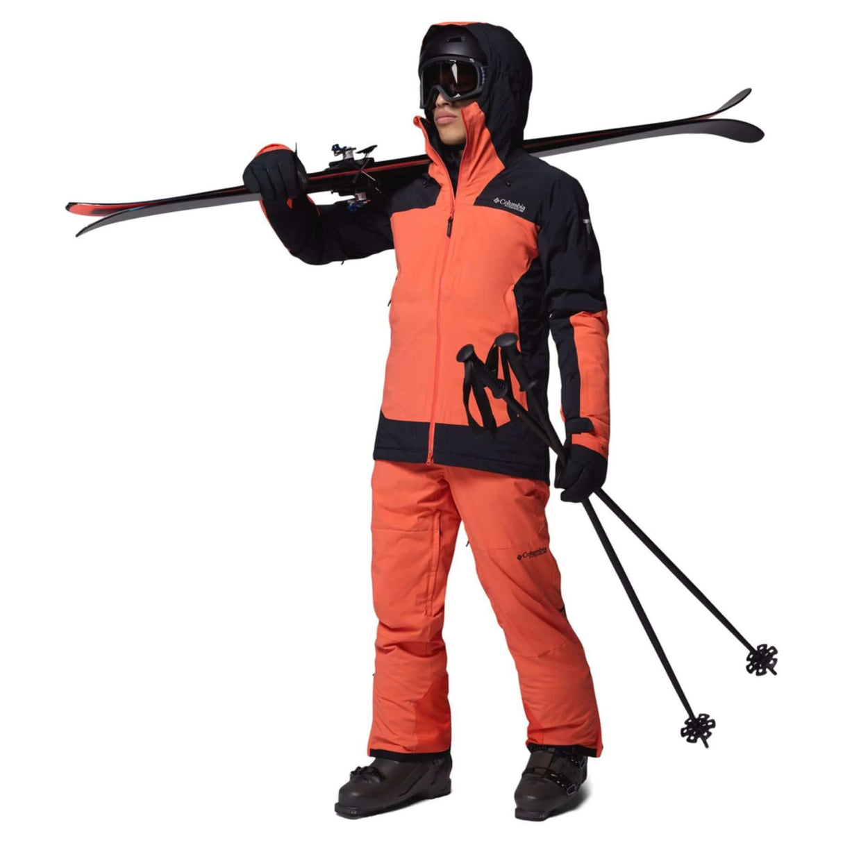 Columbia Men's Cirque Bowl Ski Jacket Black/Zing / Small-Black/Zing / Medium-Black/Zing / Large-Black/Zing / X-Large-Black/Zing / XX-Large #- 53 Degrees North 