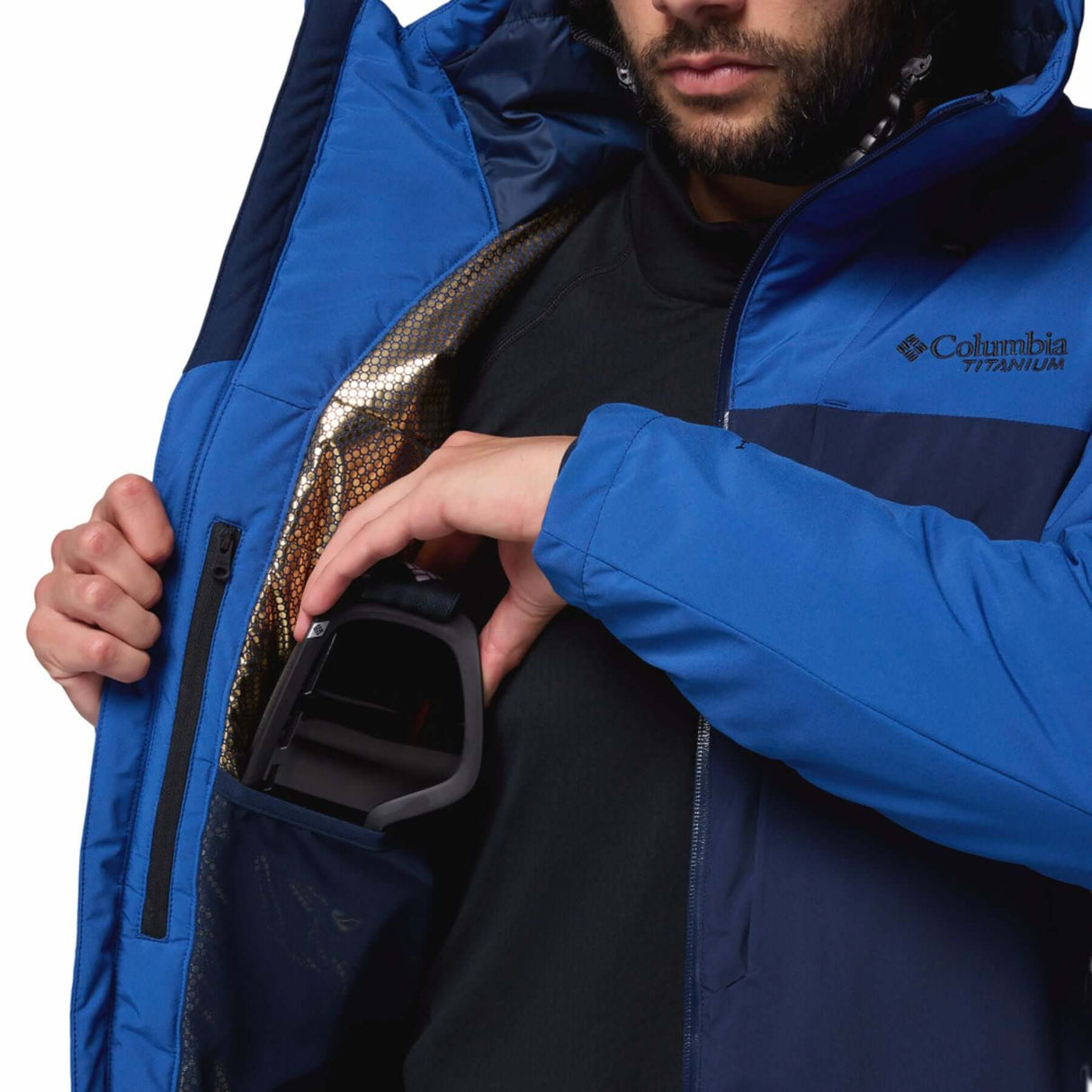 Columbia Men's Winter District III Ski Jacket Mountain Blue/Collegiate Navy / Small-Mountain Blue/Collegiate Navy / Medium-Mountain Blue/Collegiate Navy / Large-Mountain Blue/Collegiate Navy / X-Large-Mountain Blue/Collegiate Navy / XX-Large #- 53 Degrees North 