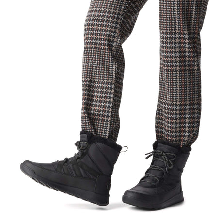 Sorel Women's Whitney II Plus Lace Waterproof Snow Boots Black/Quarry / UK 4-Black/Quarry / UK 5-Black/Quarry / UK 6-Black/Quarry / UK 7-Black/Quarry / UK 8 #- 53 Degrees North 