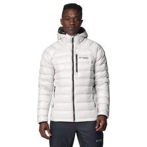 Columbia Men's Arctic Crest Down Hooded Jacket Nimbus Grey / Small-Nimbus Grey / Medium-Nimbus Grey / Large-Nimbus Grey / X-Large-Mountain Blue / Small #- 53 Degrees North 