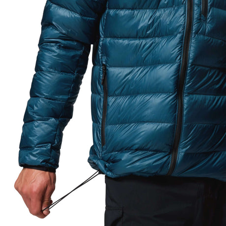Columbia Men's Arctic Crest Down Hooded Jacket Nimbus Grey / Small-Nimbus Grey / Medium-Nimbus Grey / Large-Nimbus Grey / X-Large-Mountain Blue / Small #- 53 Degrees North 