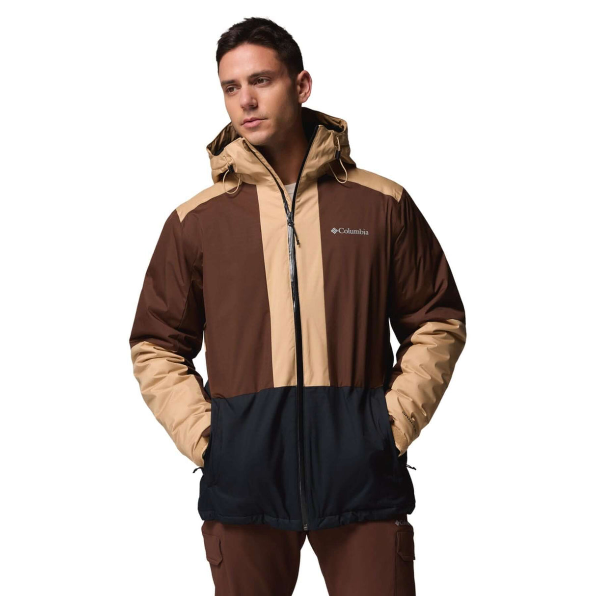 Columbia Men's Point Park II Insulated Jacket Black/Toacco/Canoe / Small-Black/Toacco/Canoe / Medium-Black/Toacco/Canoe / Large-Black/Toacco/Canoe / X-Large-Black/Toacco/Canoe / XX-Large #- 53 Degrees North 