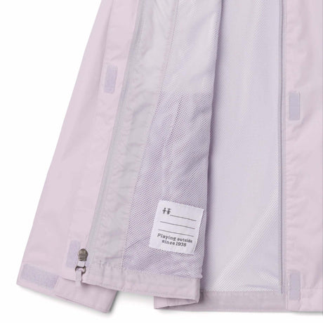 Columbia Girls' Arcadia II Waterproof Jacket Lavender Pearl / Age 4-5-Lavender Pearl / Age 6-7-Lavender Pearl / Age 8-9-Lavender Pearl / Age 10-12-Lavender Pearl / Age 14-16 #- 53 Degrees North 