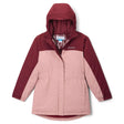 Columbia Girls' Hikebound II Long Insulated Jacket Eraser Pink/Rich Wine / Age 4-5-Eraser Pink/Rich Wine / Age 6-7-Eraser Pink/Rich Wine / Age 8-9-Eraser Pink/Rich Wine / Age 10-12-Eraser Pink/Rich Wine / Age 14-16 #- 53 Degrees North 