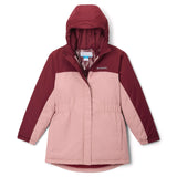 Columbia Girls' Hikebound II Long Insulated Jacket Eraser Pink/Rich Wine / Age 4-5-Eraser Pink/Rich Wine / Age 6-7-Eraser Pink/Rich Wine / Age 8-9-Eraser Pink/Rich Wine / Age 10-12-Eraser Pink/Rich Wine / Age 14-16 #- 53 Degrees North 
