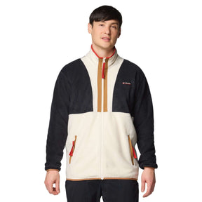 Columbia Men's Backbowl II Full Zip Fleece Chalk/Black / Small-Chalk/Black / Medium-Chalk/Black / Large-Chalk/Black / X-Large-Chalk/Black / XX-Large #- 53 Degrees North 