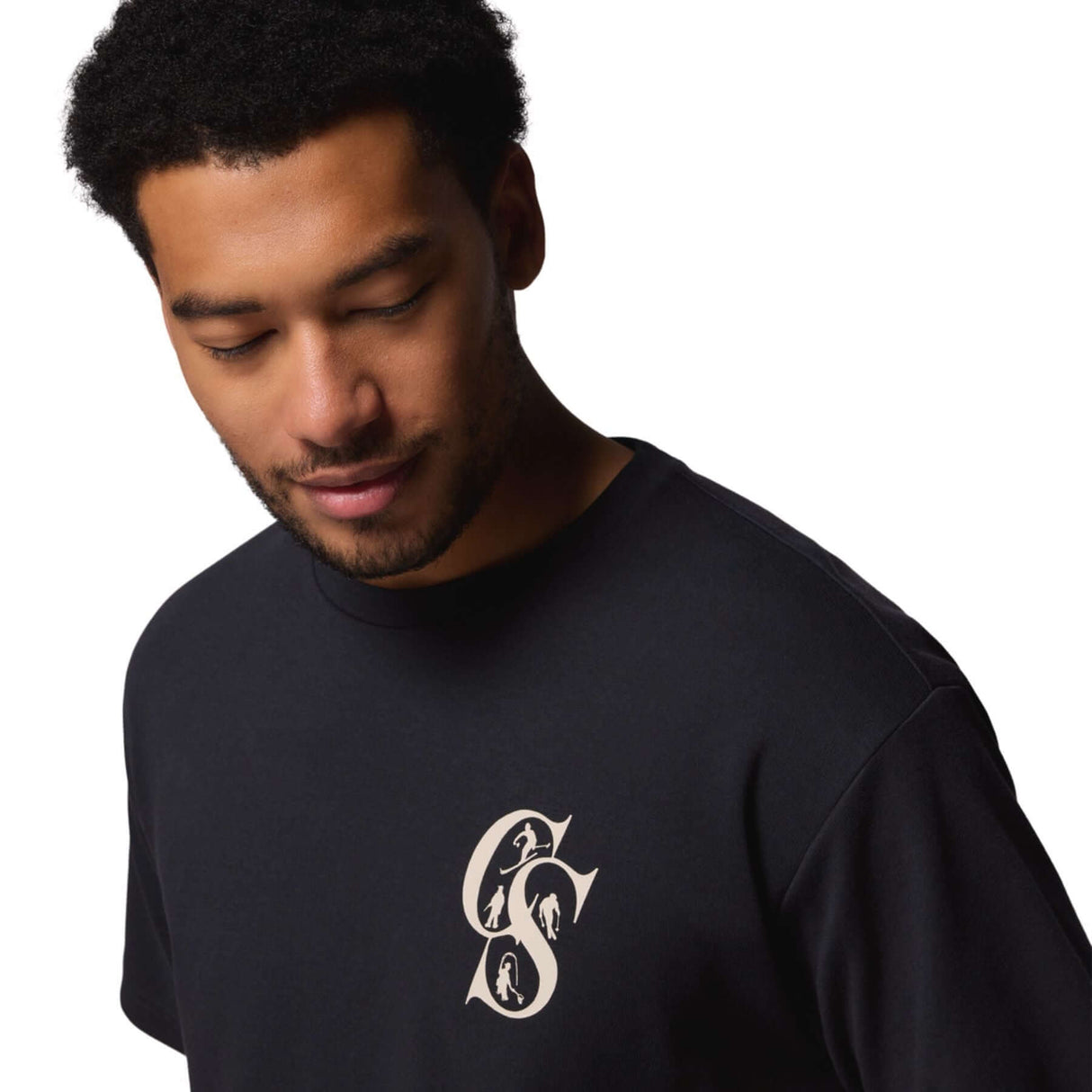 Columbia Men's CSC Heritage Graphic T-Shirt Black Heritage Mini / X-Small-Black Heritage Mini / Small-Black Heritage Mini / Medium-Black Heritage Mini / Large-Black Heritage Mini / X-Large #- 53 Degrees North 