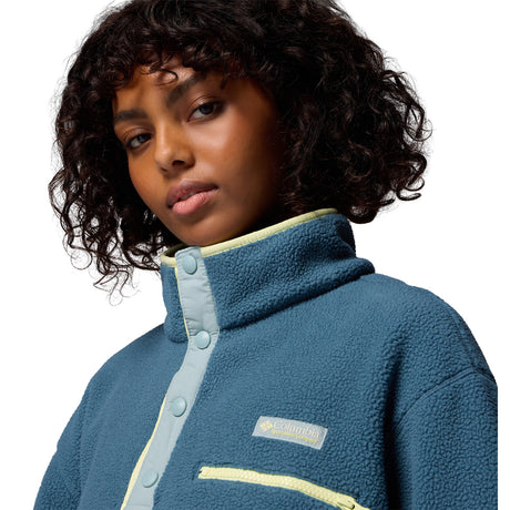 Columbia Women's Helvetia II Cropped Sherpa Half Snap Fleece Canoe / X-Small-Canoe / Small-Canoe / Medium-Canoe / Large-Canoe / X-Large #- 53 Degrees North 