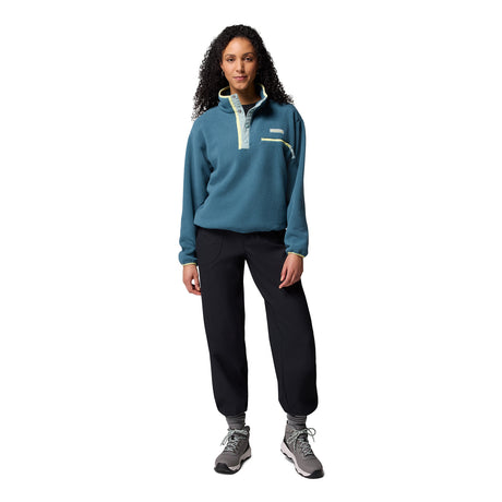 Columbia Women's Helvetia II Cropped Sherpa Half Snap Fleece Canoe / X-Small-Canoe / Small-Canoe / Medium-Canoe / Large-Canoe / X-Large #- 53 Degrees North 