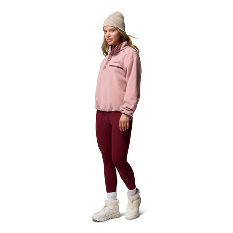 Columbia Women's Helvetia II Cropped Sherpa Half Snap Fleece Canoe / X-Small-Canoe / Small-Canoe / Medium-Canoe / Large-Canoe / X-Large #- 53 Degrees North 