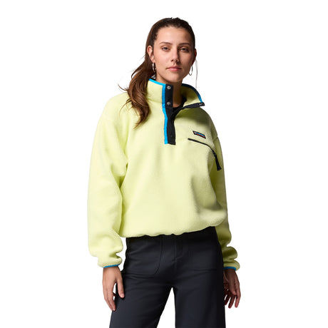 Columbia Women's Helvetia II Cropped Sherpa Half Snap Fleece Canoe / X-Small-Canoe / Small-Canoe / Medium-Canoe / Large-Canoe / X-Large #- 53 Degrees North 
