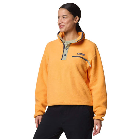 Columbia Women's Helvetia II Cropped Sherpa Half Snap Fleece | 53 Degrees North