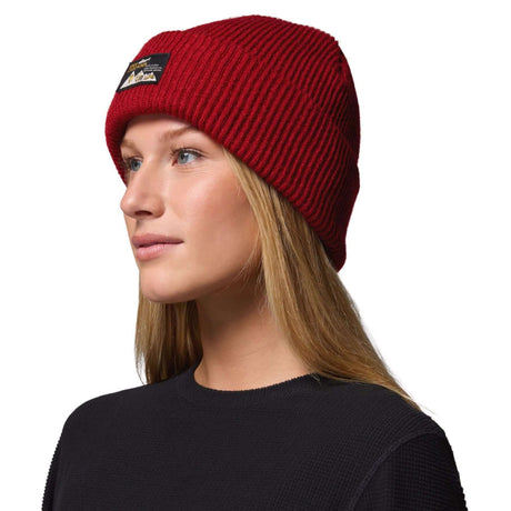 Columbia Provisions Cuff Beanie Red Dahlia/Heritage High Cascades #- 53 Degrees North 