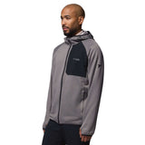 Columbia Men's Triple Canyon Grid Hooded Fleece Jacket City Grey/Black / Small-City Grey/Black / Medium-City Grey/Black / Large-City Grey/Black / X-Large-City Grey/Black / XX-Large #- 53 Degrees North 