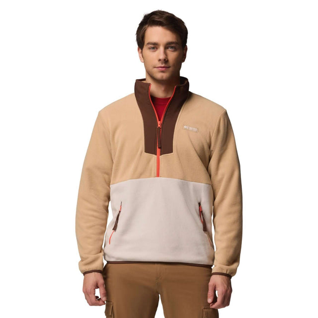 Columbia Men's Sequoia Grove Half Zip Fleece Canoe/Dark Stone/Tobacco / Small-Canoe/Dark Stone/Tobacco / Medium-Canoe/Dark Stone/Tobacco / Large-Canoe/Dark Stone/Tobacco / X-Large-Canoe/Dark Stone/Tobacco / XX-Large #- 53 Degrees North 