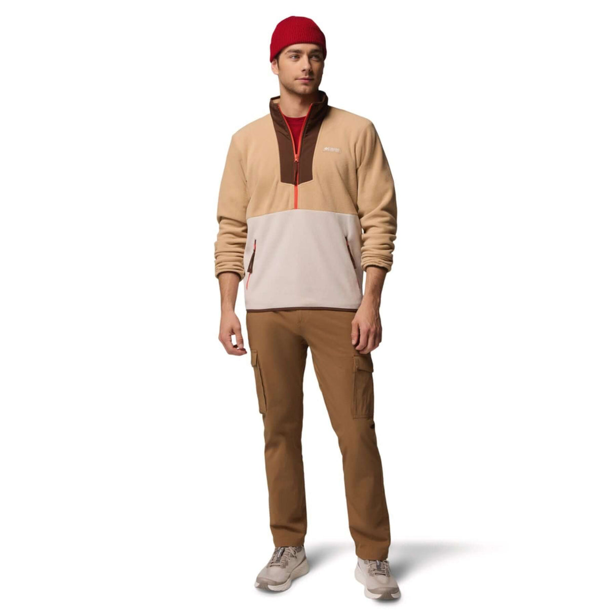 Columbia Men's Sequoia Grove Half Zip Fleece Canoe/Dark Stone/Tobacco / Small-Canoe/Dark Stone/Tobacco / Medium-Canoe/Dark Stone/Tobacco / Large-Canoe/Dark Stone/Tobacco / X-Large-Canoe/Dark Stone/Tobacco / XX-Large #- 53 Degrees North 