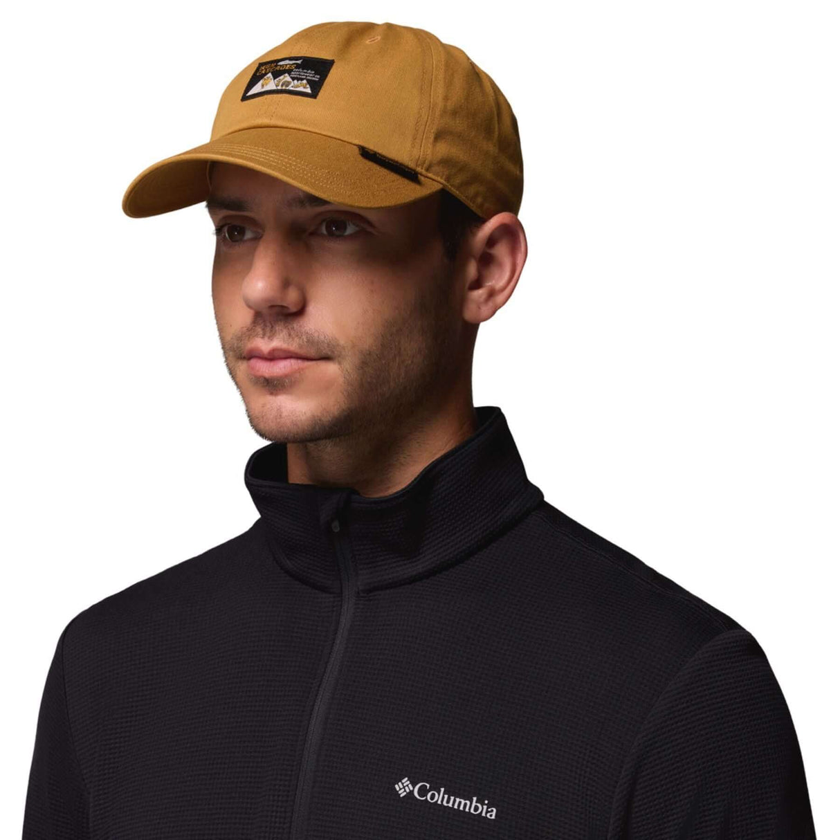 Columbia Provisions Ball Cap Black/Logo-Collegiate Navy/Logo-Maple Sugar/Heritage #- 53 Degrees North 