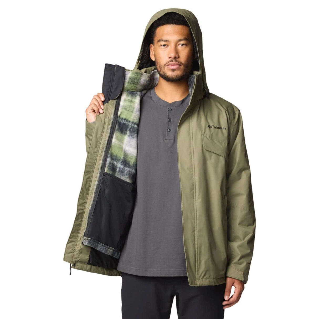 Columbia Men's Bugaboo III Fleece Interchange Jacket Black / Small-Black / Medium-Black / Large-Black / X-Large-Black / XX-Large #- 53 Degrees North 