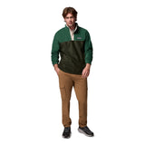 Columbia Men's Steens Mountain  II Half Snap Fleece Pullover Tobacco/Black/Mtn Red / Small-Tobacco/Black/Mtn Red / Medium-Tobacco/Black/Mtn Red / Large-Tobacco/Black/Mtn Red / X-Large-Tobacco/Black/Mtn Red / XX-Large #- 53 Degrees North 