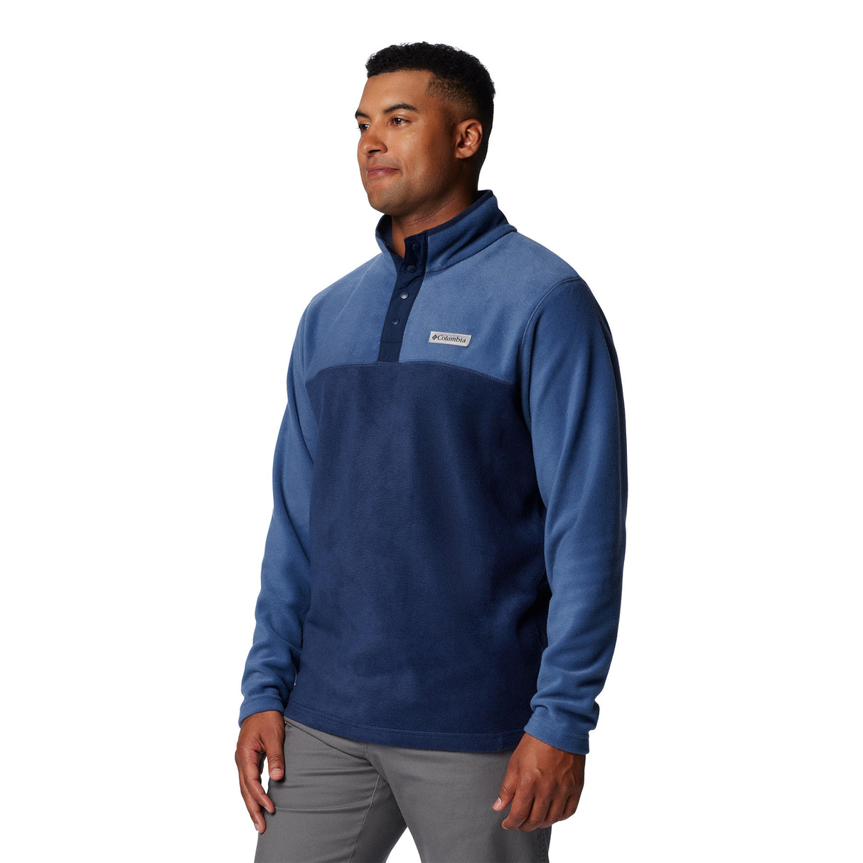 Columbia Men's Steens Mountain  II Half Snap Fleece Pullover Tobacco/Black/Mtn Red / Small-Tobacco/Black/Mtn Red / Medium-Tobacco/Black/Mtn Red / Large-Tobacco/Black/Mtn Red / X-Large-Tobacco/Black/Mtn Red / XX-Large #- 53 Degrees North 