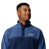 Columbia Men's Steens Mountain  II Half Snap Fleece Pullover Tobacco/Black/Mtn Red / Small-Tobacco/Black/Mtn Red / Medium-Tobacco/Black/Mtn Red / Large-Tobacco/Black/Mtn Red / X-Large-Tobacco/Black/Mtn Red / XX-Large #- 53 Degrees North 