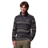 Columbia Men's Sweater Weather Printed Half Zip Fleece Shark KnitKnot / Small-Shark KnitKnot / Medium-Shark KnitKnot / Large-Shark KnitKnot / X-Large-Shark KnitKnot / XX-Large #- 53 Degrees North 