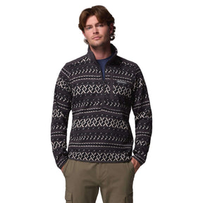 Columbia Men's Sweater Weather Printed Half Zip Fleece Shark KnitKnot / Small-Shark KnitKnot / Medium-Shark KnitKnot / Large-Shark KnitKnot / X-Large-Shark KnitKnot / XX-Large #- 53 Degrees North 