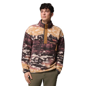 Columbia Men's Helvetia II Printed Half Snap Fleece Camel Brown Sisters / Small-Camel Brown Sisters / Medium-Camel Brown Sisters / Large-Camel Brown Sisters / X-Large-Camel Brown Sisters / XX-Large #- 53 Degrees North 