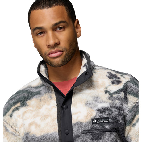 Columbia Men's Helvetia II Printed Half Snap Fleece Collegiate Navy Dreaming / Small-Collegiate Navy Dreaming / Medium-Collegiate Navy Dreaming / Large-Collegiate Navy Dreaming / X-Large-Collegiate Navy Dreaming / XX-Large #- 53 Degrees North 