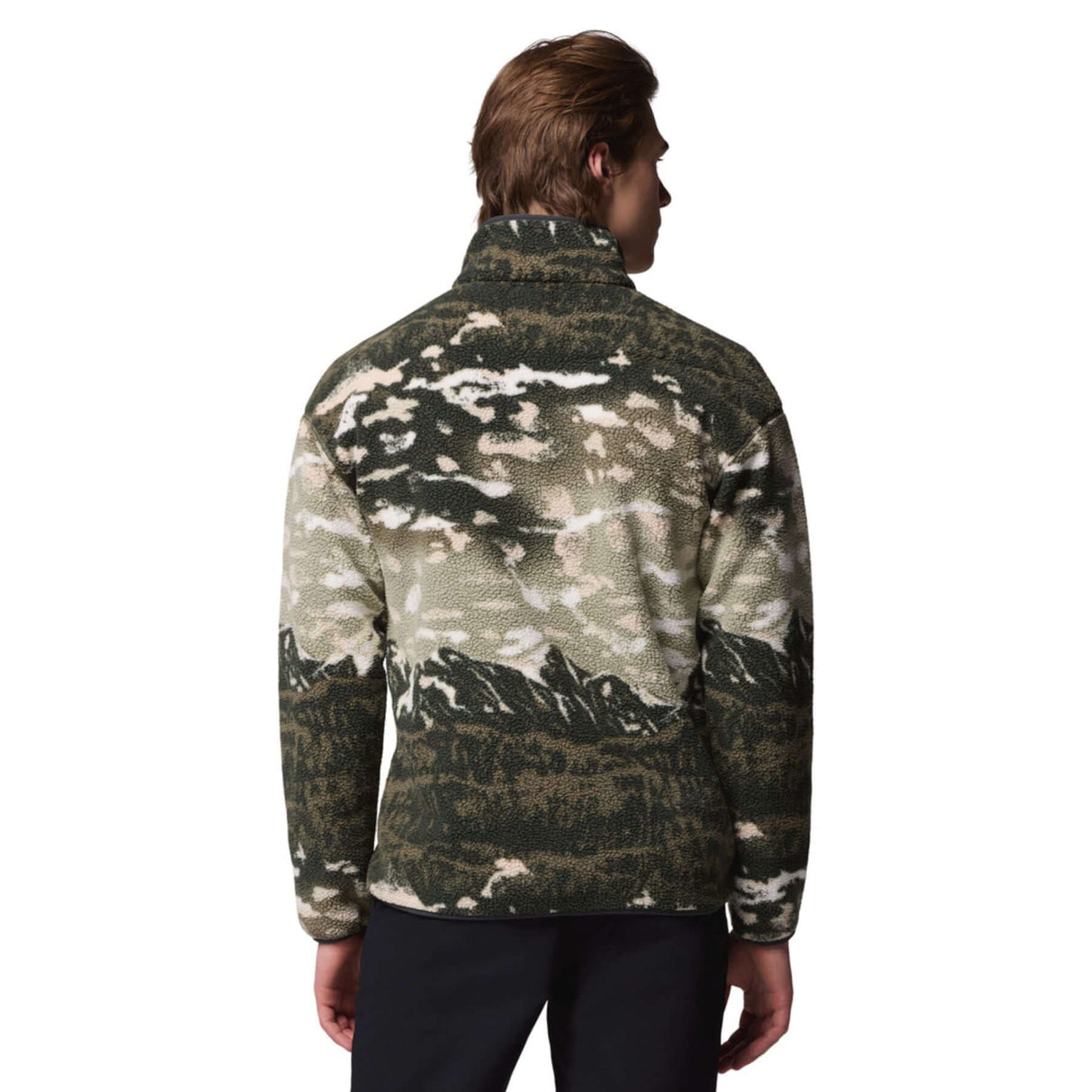 Columbia Men's Helvetia II Printed Half Snap Fleece Camel Brown Sisters / Small-Camel Brown Sisters / Medium-Camel Brown Sisters / Large-Camel Brown Sisters / X-Large-Camel Brown Sisters / XX-Large #- 53 Degrees North 