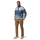 Columbia Men's Helvetia II Printed Half Snap Fleece Camel Brown Sisters / Small-Camel Brown Sisters / Medium-Camel Brown Sisters / Large-Camel Brown Sisters / X-Large-Camel Brown Sisters / XX-Large #- 53 Degrees North 