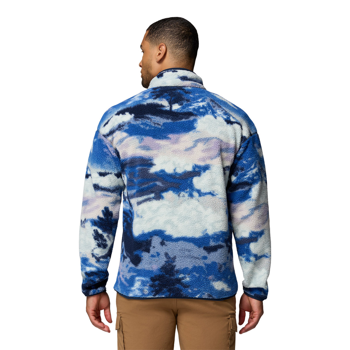 Columbia Men's Helvetia II Printed Half Snap Fleece Collegiate Navy Dreaming / Small-Collegiate Navy Dreaming / Medium-Collegiate Navy Dreaming / Large-Collegiate Navy Dreaming / X-Large-Collegiate Navy Dreaming / XX-Large #- 53 Degrees North 